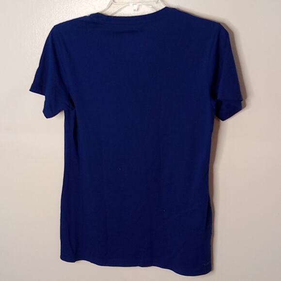 Adidas Women's Small The Go To Performance Blue Short sleeve t-shirt. ATLEISURE - Picture 5 of 7